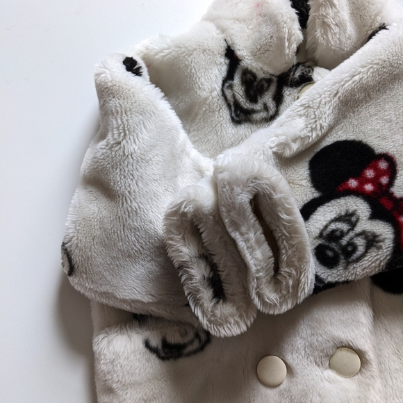 VERY RARE Kid's Vintage 1992 Disney Apparence Mickey & Minnie Faux Fur Coat - Picture 8 of 15